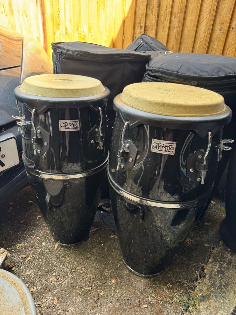 image for Toca player series black congas with bag 