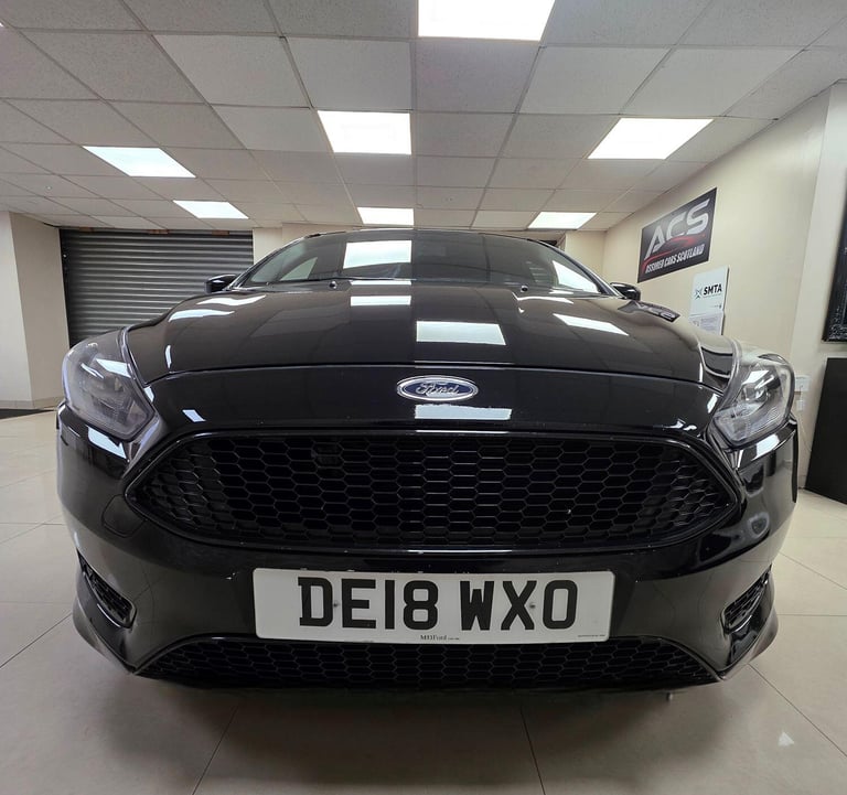 FORD FOCUS 1.0 T EcoBoost ST-Line Black Manual Petro 2018 WARRANTY 12 MONTHS MOT