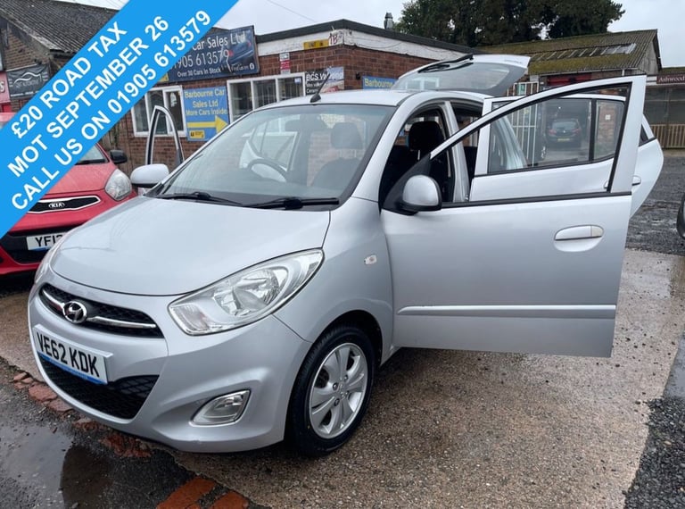 image for 2012 62 HYUNDAI I10 1.2 ACTIVE HATCHBACK 5DR PETROL MANUAL EURO 5 (85 BHP)