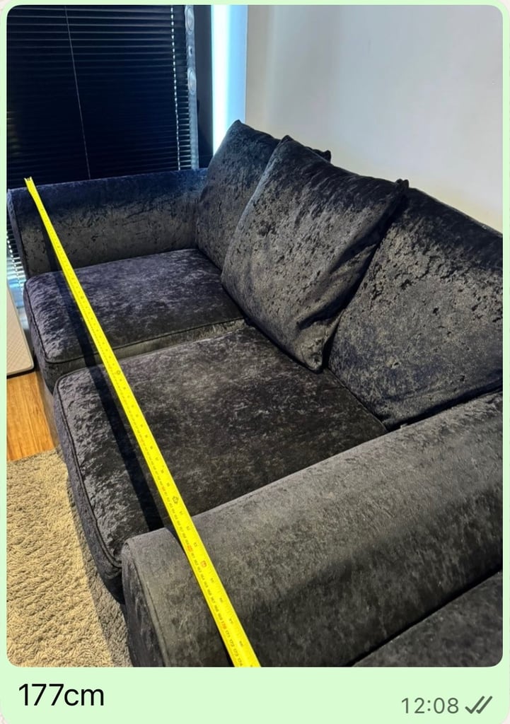 Romelia Corner Sofa + 2 Seater Sofa £340 Retail £1900