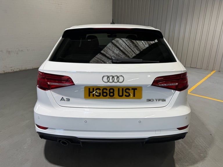 2019 68 AUDI A3 1.0 TFSI 30 BLACK EDITION SPORTBACK 5DR PETROL MANUAL EURO 6 (S/