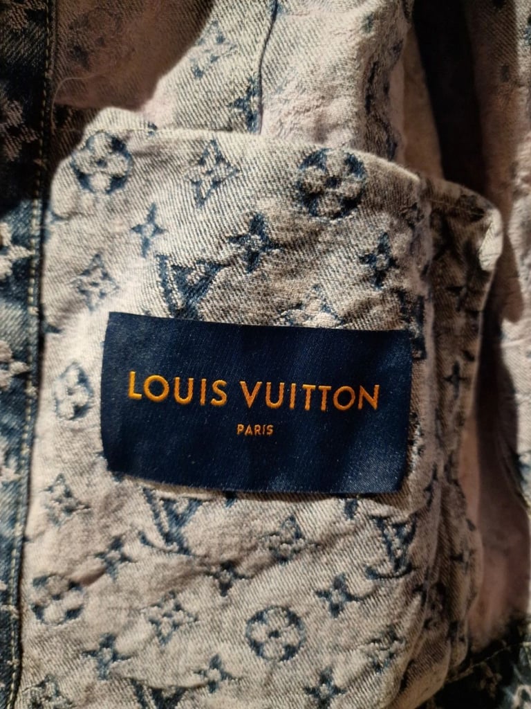 Louis Vuitton Fringed Monogram Boyhood Denim Jacket