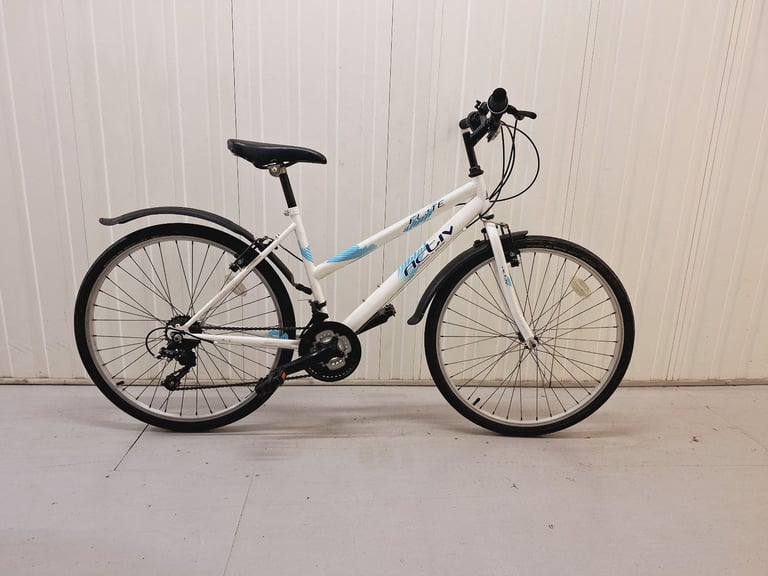 v  🚲🚲ACTIV FLITE Ladies Hybrid Bike 18 Speed S Frame Mudguards Serviced  Warranty