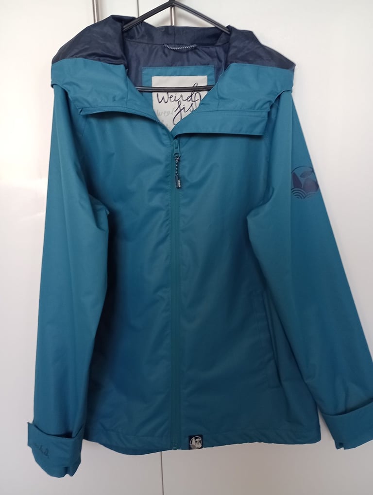 image for Weird Fish waterproof jacket, teal