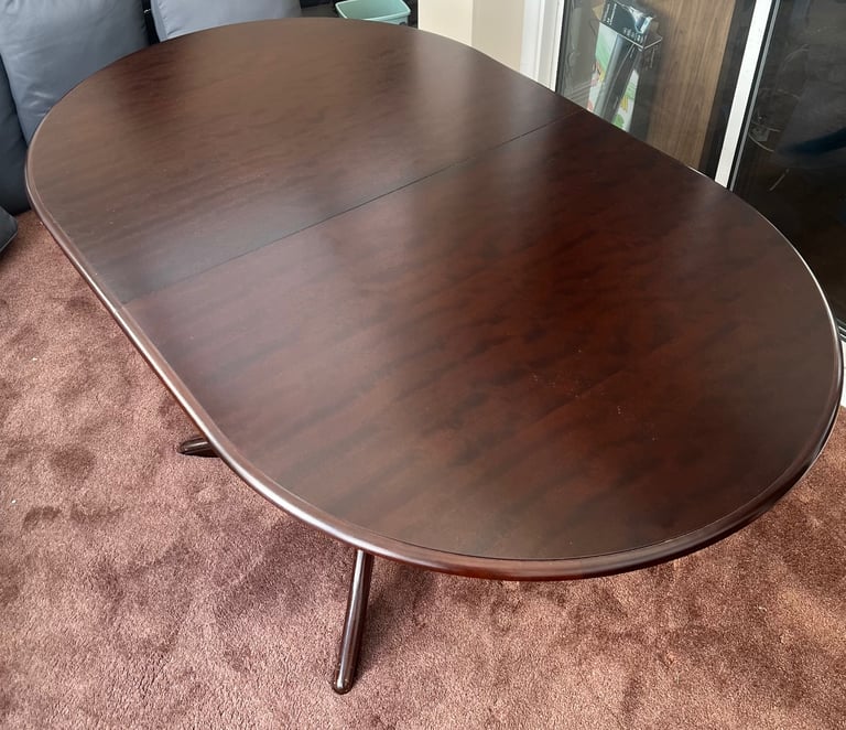 Stag Extendable Dining Table & 6 Chairs – Classic Vintage Set