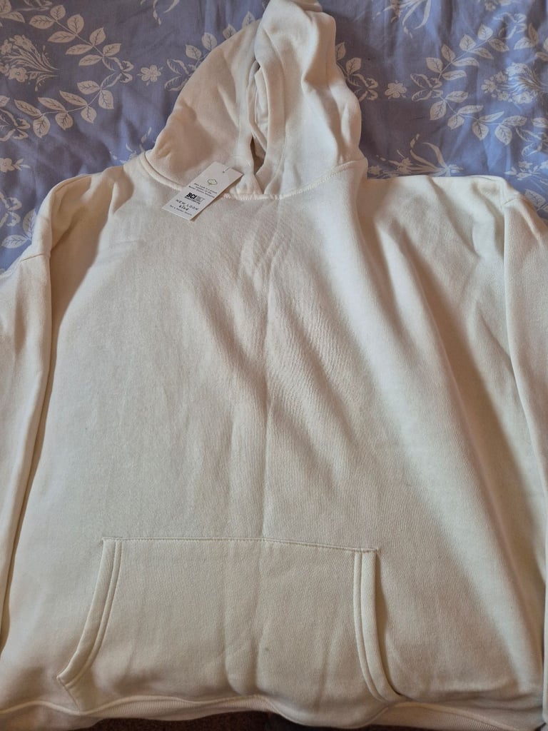 New cream Hoodie and jogging bottoms 