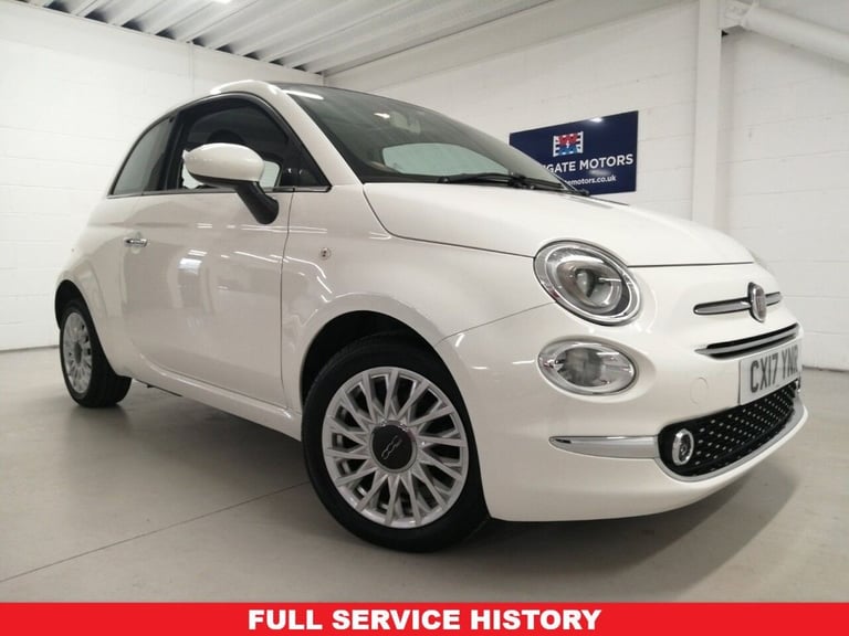 2017 17 FIAT 500 1.2 LOUNGE HATCHBACK 3DR PETROL MANUAL EURO 6 (S/S) (69 BHP)