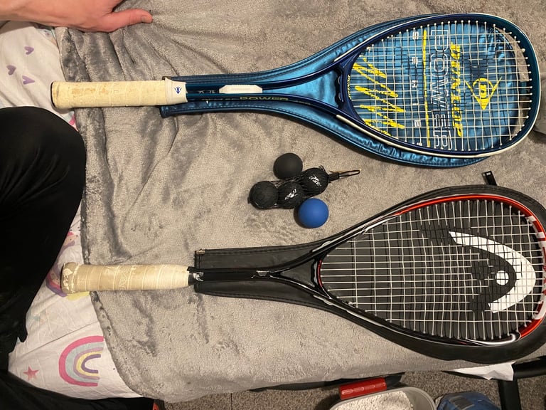 image for Squash rackets with balls 