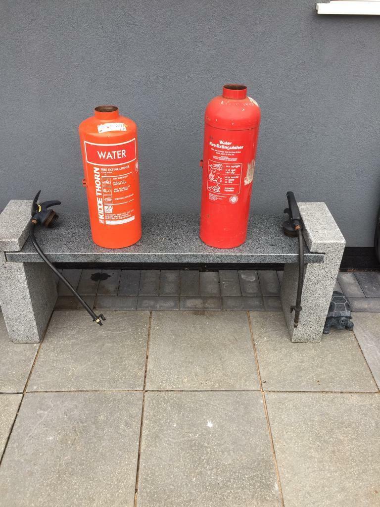 Fire extinguisher x2 for up cycling 