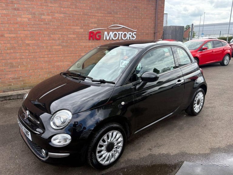 Fiat 500 1.2 Lounge Black 3dr Hatch Petrol
