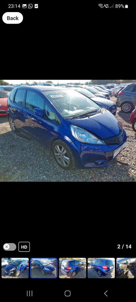 image for Honda jazz 2012 breaking 