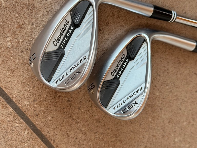 Cleveland Zipcore CBX wedge set 56 degree and 60 degree full face