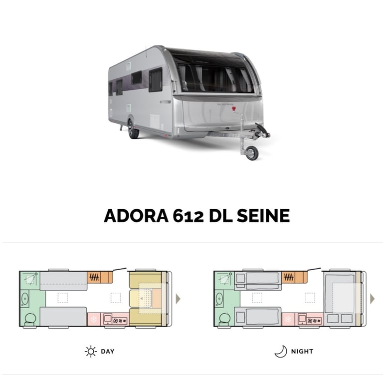 Adria Adora 612dl Seine 4 berth..2016