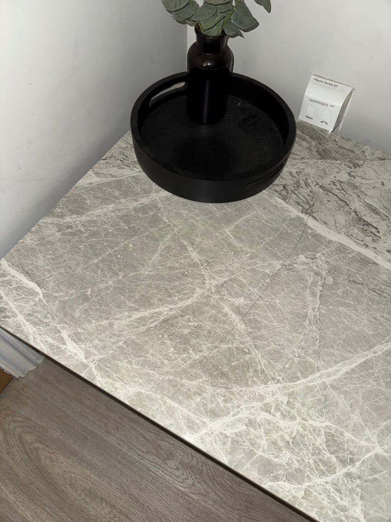 Marble Effect Coffee Table 