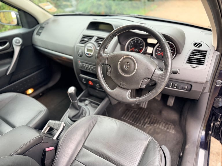 🔥RENAULT MEGANE 1.6 ’LOW MILES 88000’ NEW MOT+FULL LEATHER+ULEZ FREE🔥’