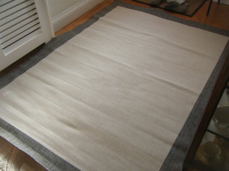 image for Wayfair reversible rug cream/grey