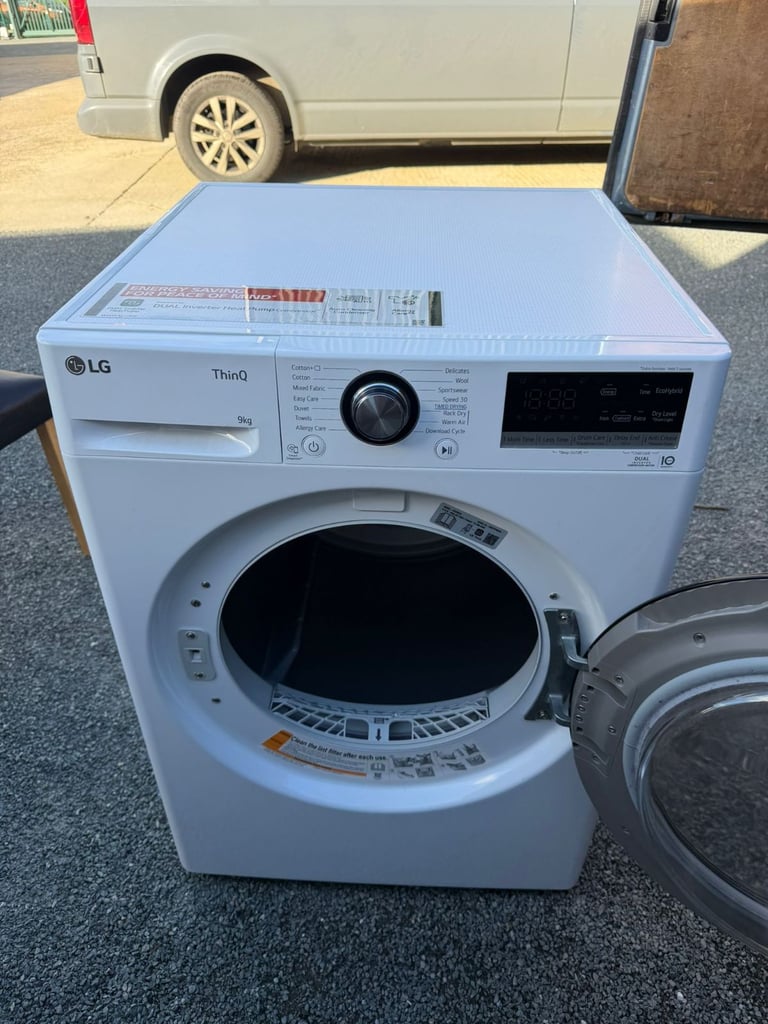 9kg heatpump dryer for £125