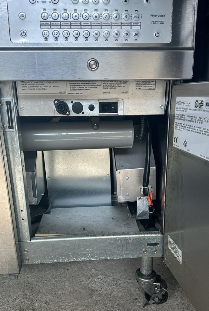 Frymaster FQG3OU Filter Quick Oil-Conserving Gas Fryer