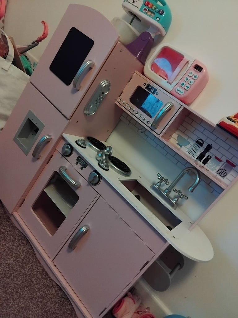 image for Free pink toy kitchen. Other toys not included