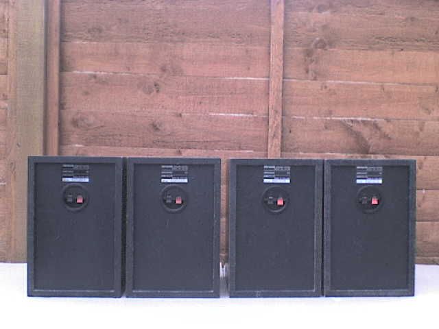 4 x 60W Aiwa SX-LM6 Stereo Speakers with a Proper 25 mm HF Unit 