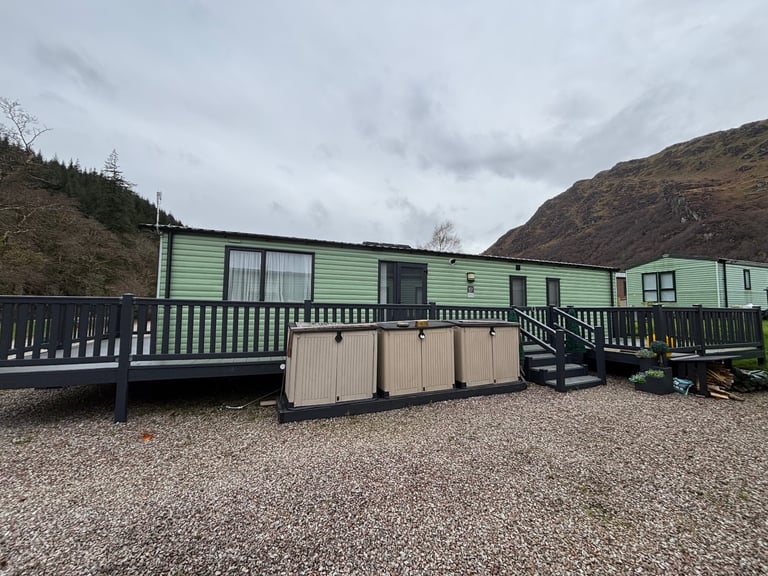 Static caravan on Stratheck holiday park 
