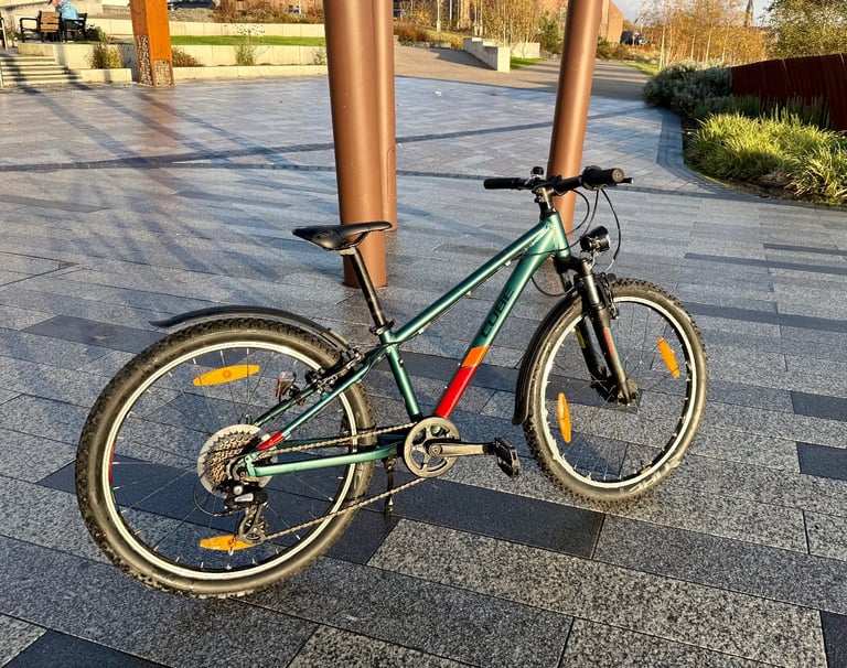 image for Cube Acid 240 AllRoad Leaf/Orange - 24in Kids Bike