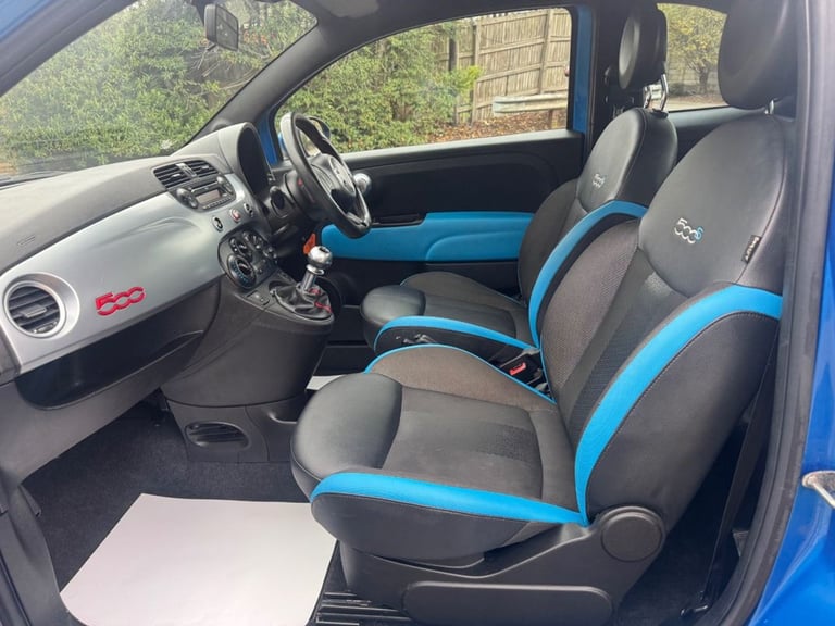 2014 64 FIAT 500 1.2 S 3 DOOR*12 MONTHS MOT*LOW ROAD TAX*2 OWNERS*HALF LEATHER