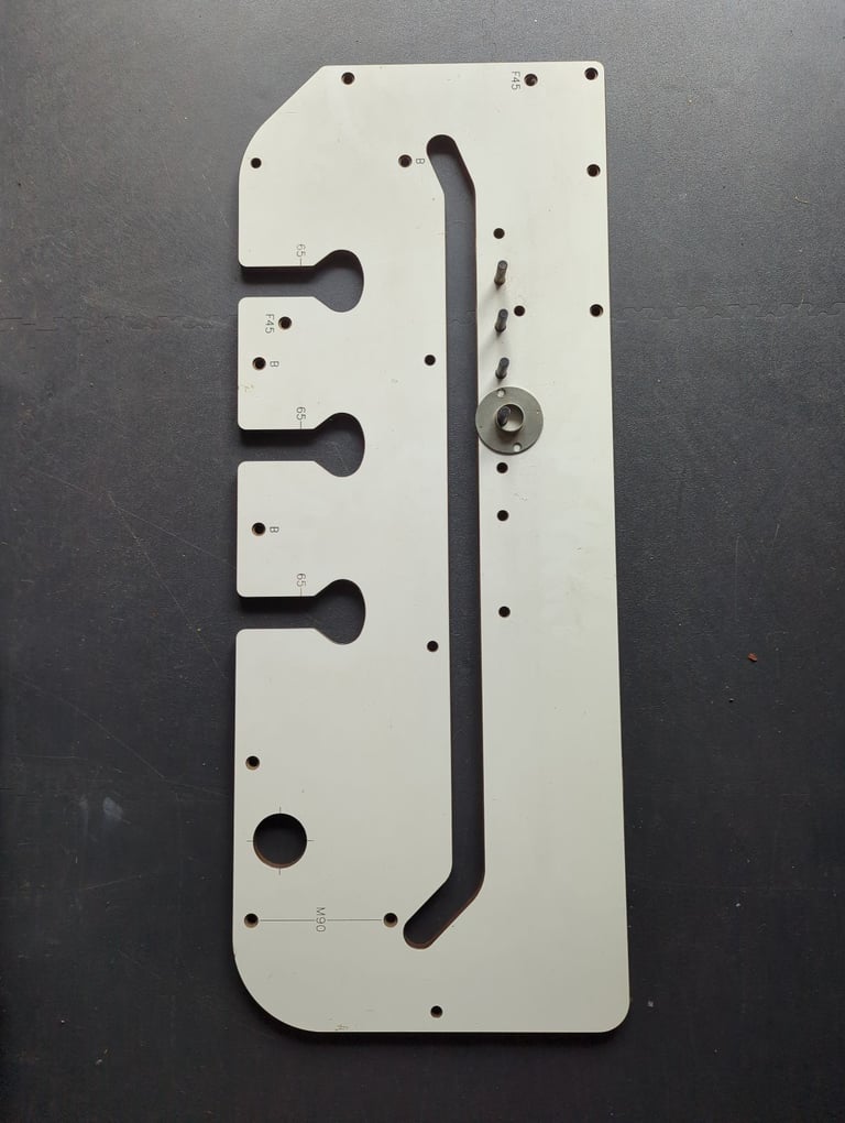 Kitchen worktop jig / cutting template