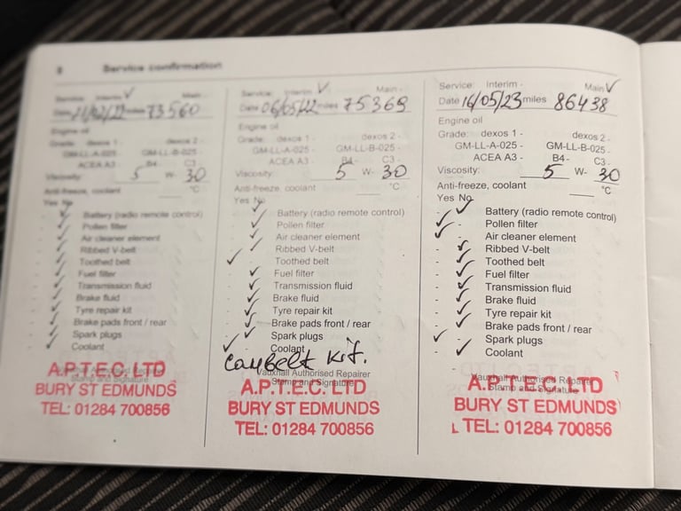 2014 VAUXHALL MOKKA - FULL SERVICE HISTORY 