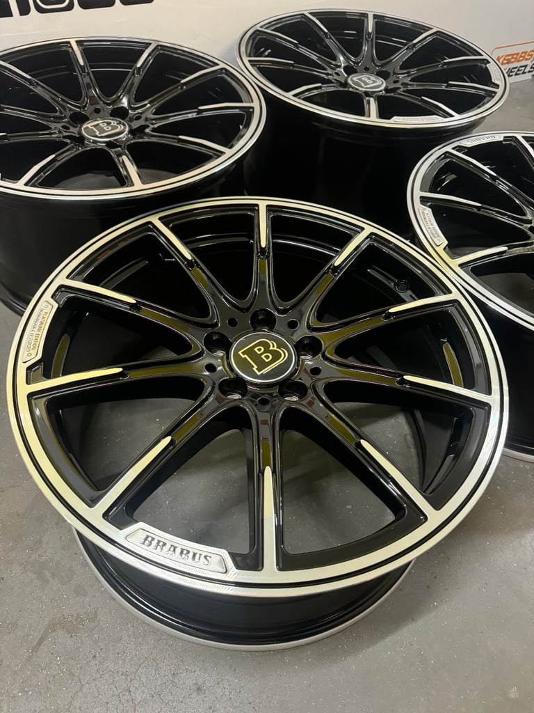 19" MERCEDES BRABUS REPLACEMENT ALLOY WHEELS C CLASS E CLASS S CLASS 