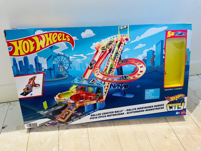 image for Hot Wheels Roller Coaster Rally w/Batteries (no cars inc.)