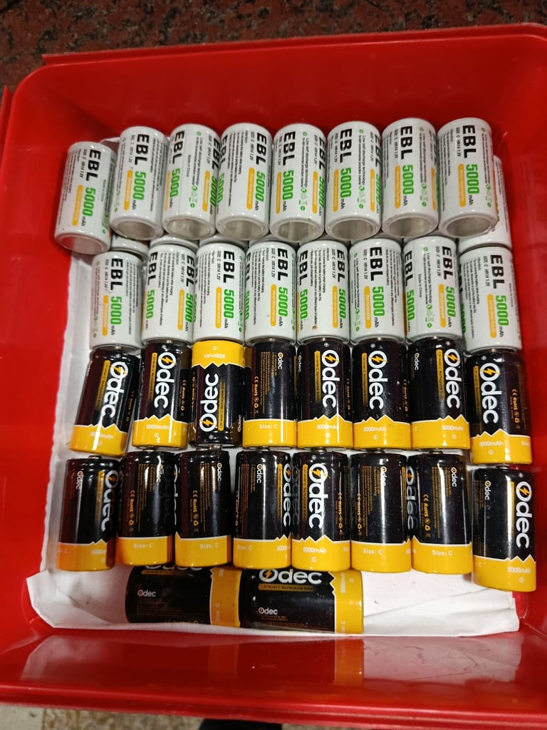 image for RECHARGEABLE BATTERY EBL ODEC C SIZE 5000 mAh 1.2V 