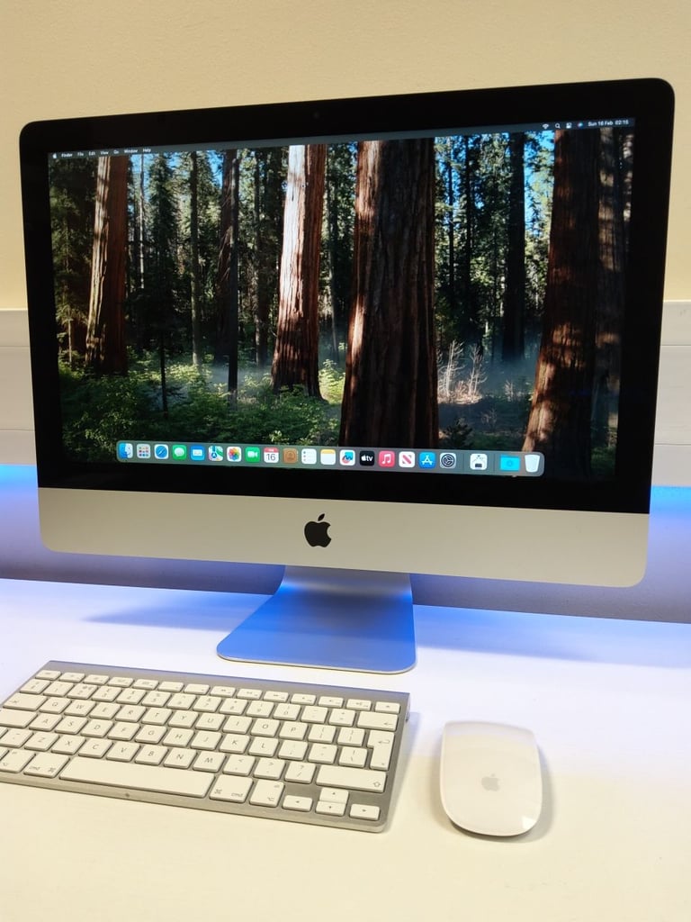 **APPLE IMAC 21.5" 4K - macOS SEQUOIA - 3.1 GHZ I5 - 1TB SSD - 8GB RAM - 2015**