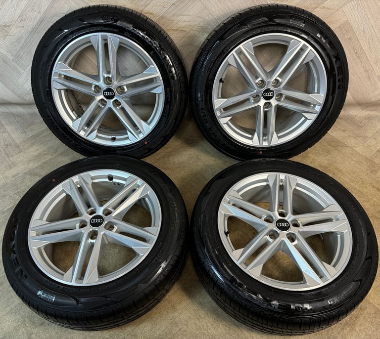 19'' GENUINE AUDI Q5 5 DOUBLE SPOKE S LINE ALLOY WHEELS TYRES ALLOYS 5X112