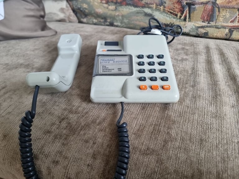BT British Telecom Viscount Landline Phone 1980s Vintage