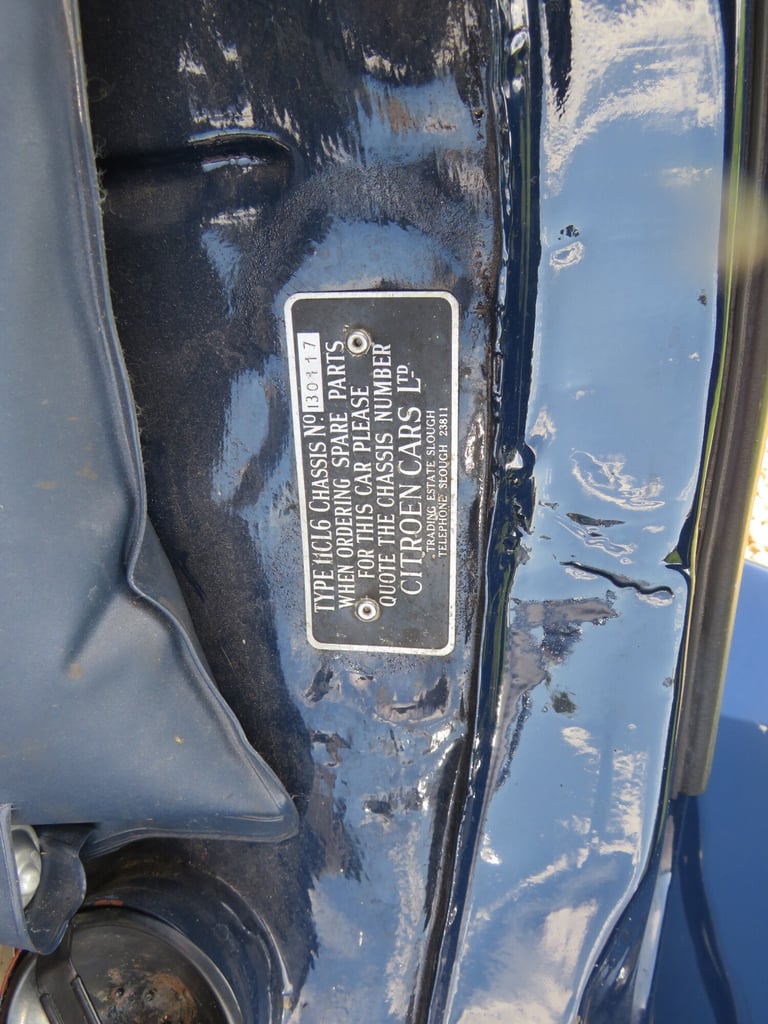 1961 Citroen Traction Saloon Petrol Manual