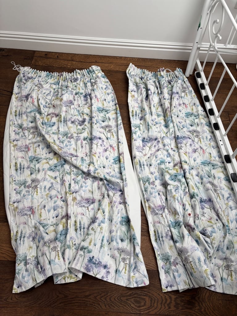 image for 2 pairs of John Lewis black out curtains
