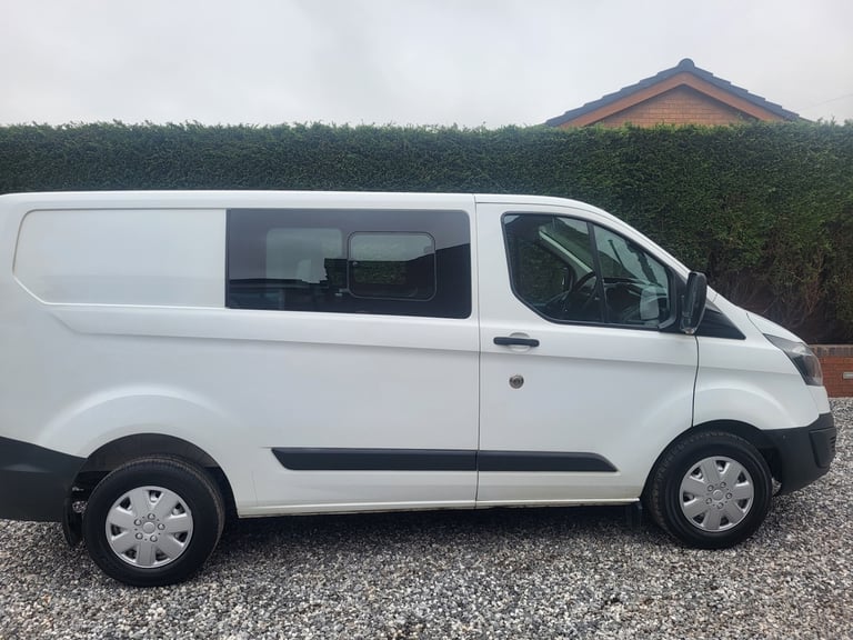 FORD TRANSIT CUSTOM CREW CAB VAN  1 OWNER 93K HISTORY GOOD CONDTION CHOICE OF 3