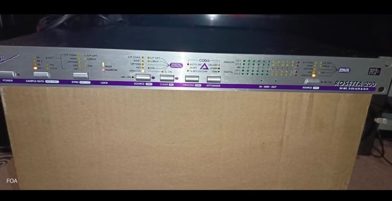 image for Rosetta 200 192kHz 2-Channel AD/DA Converter with FireWire card. Selling due to moving abroad 