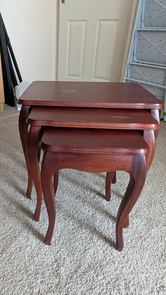 image for Mahogany Nest of tables