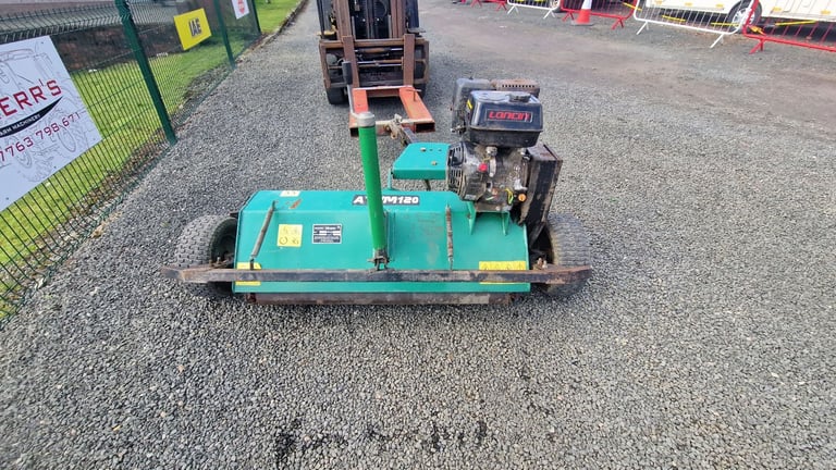 Quad atv petrol scarifier / flail mower farm stables tractor 