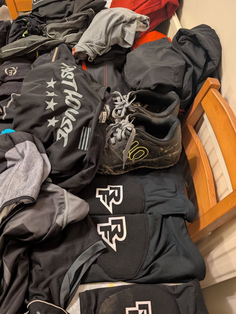 Job lot bundle MTB clothing and equipment 