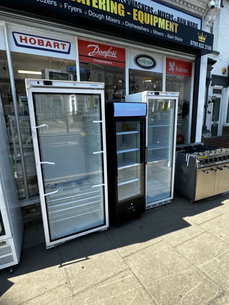 Commercial single door fridges freezers chiller cafe shop 