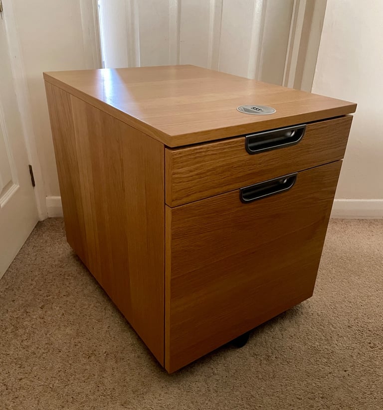 image for IKEA ‘Galant’ Range Oak Office Storage Drawers Filing Cabinet on Castors VGC - collect from Gosport
