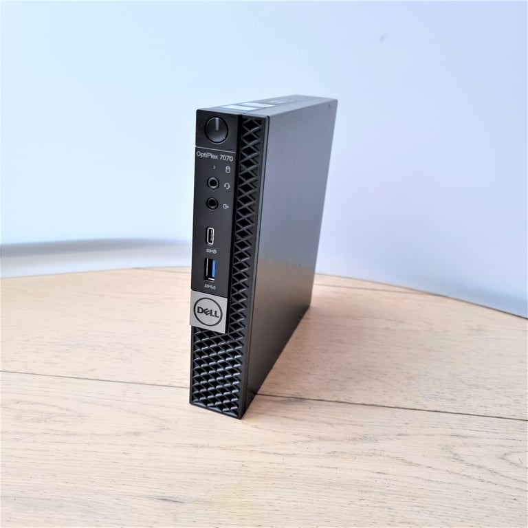 image for Dell Optiplex 7070 Mini PC i7 9700T 16GB DDR4 256GB M.2 SSD + 1TB HDD Desktop Computer