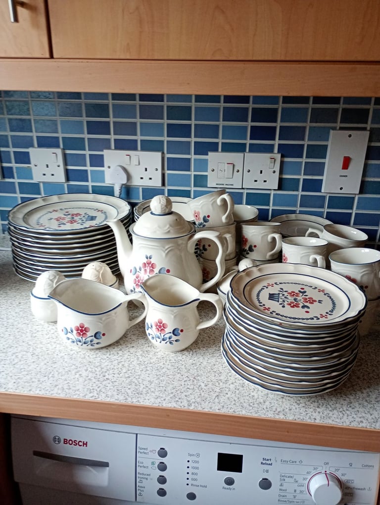 image for Vintage Cumberland brambleberry stoneware dinner and tea sets 