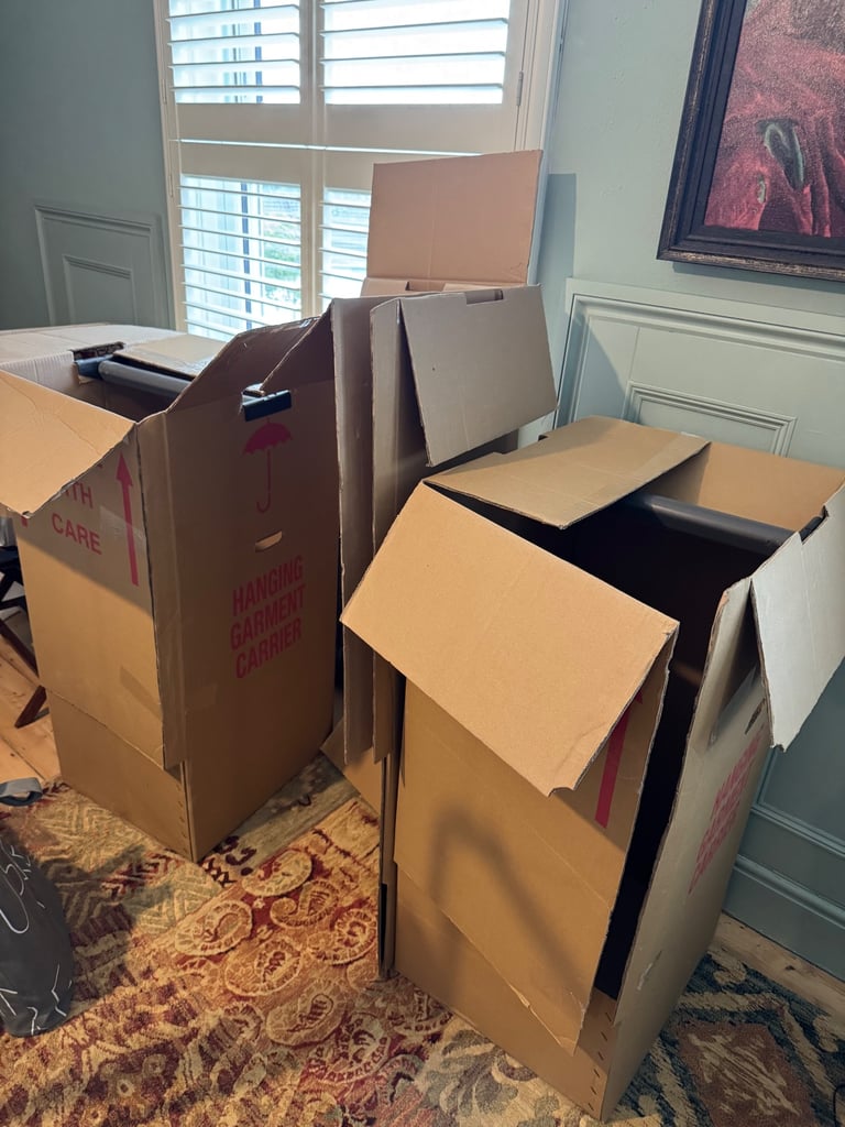 Wardrobe boxes for moving FREE