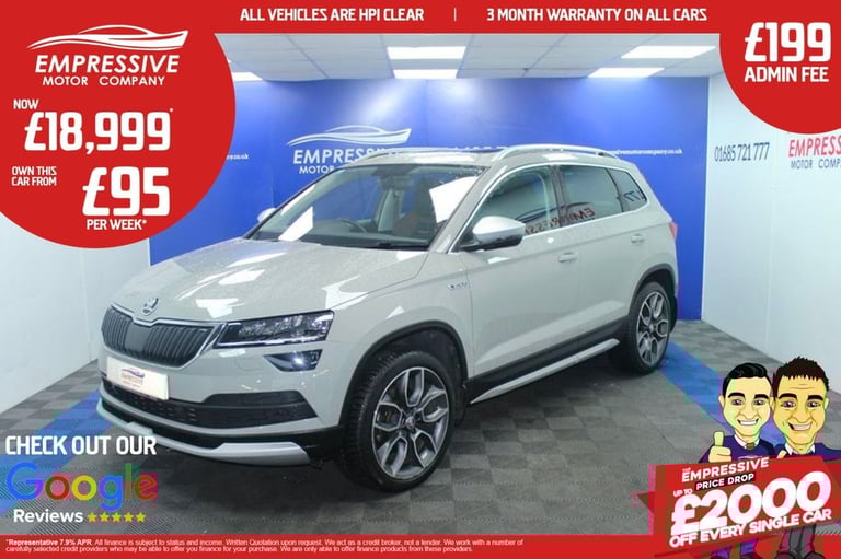 2018 68 SKODA KAROQ 2.0 TDI SCOUT SUV 5DR DIESEL MANUAL 4WD EURO 6 (S/S) (150 PS