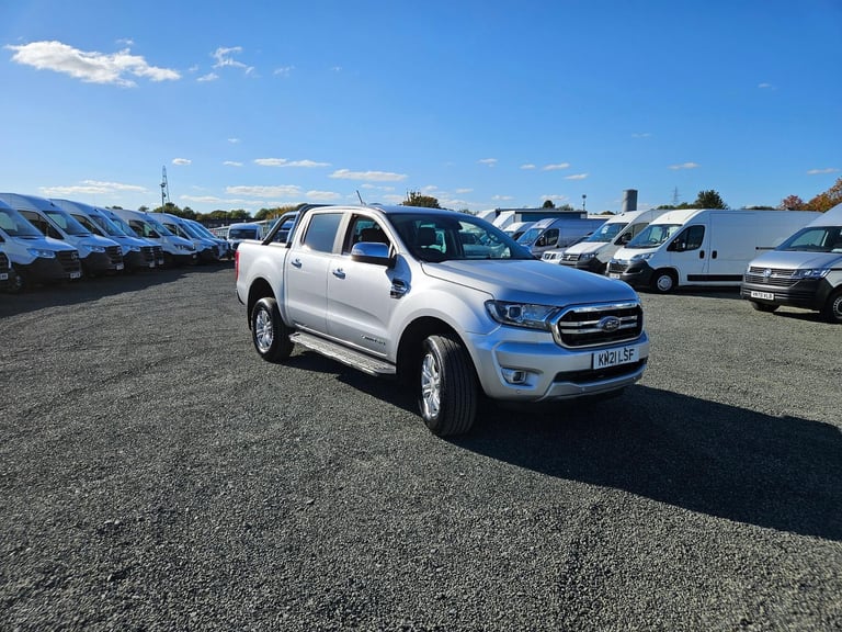 image for 2021 ON 21 PLATE FORD RANGER LIMITED 4X4 170BHP DOUBLE CAB PICK UP ULEZ FREE 