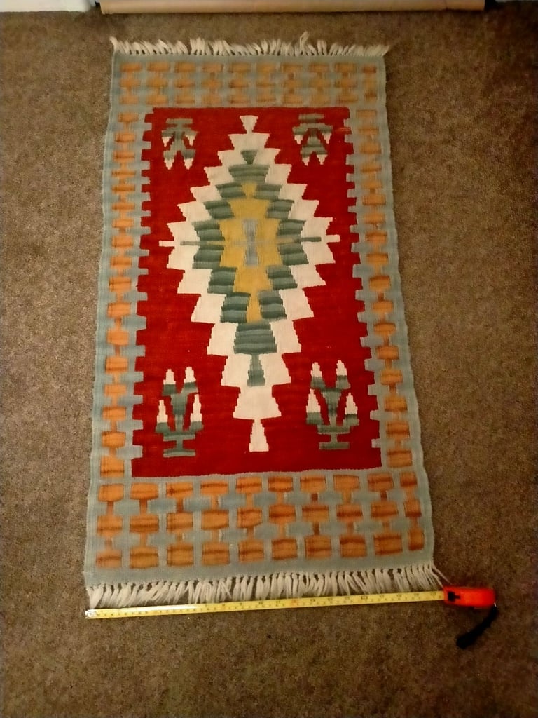 image for 1 meter Turkish rug 100cm x 52cm